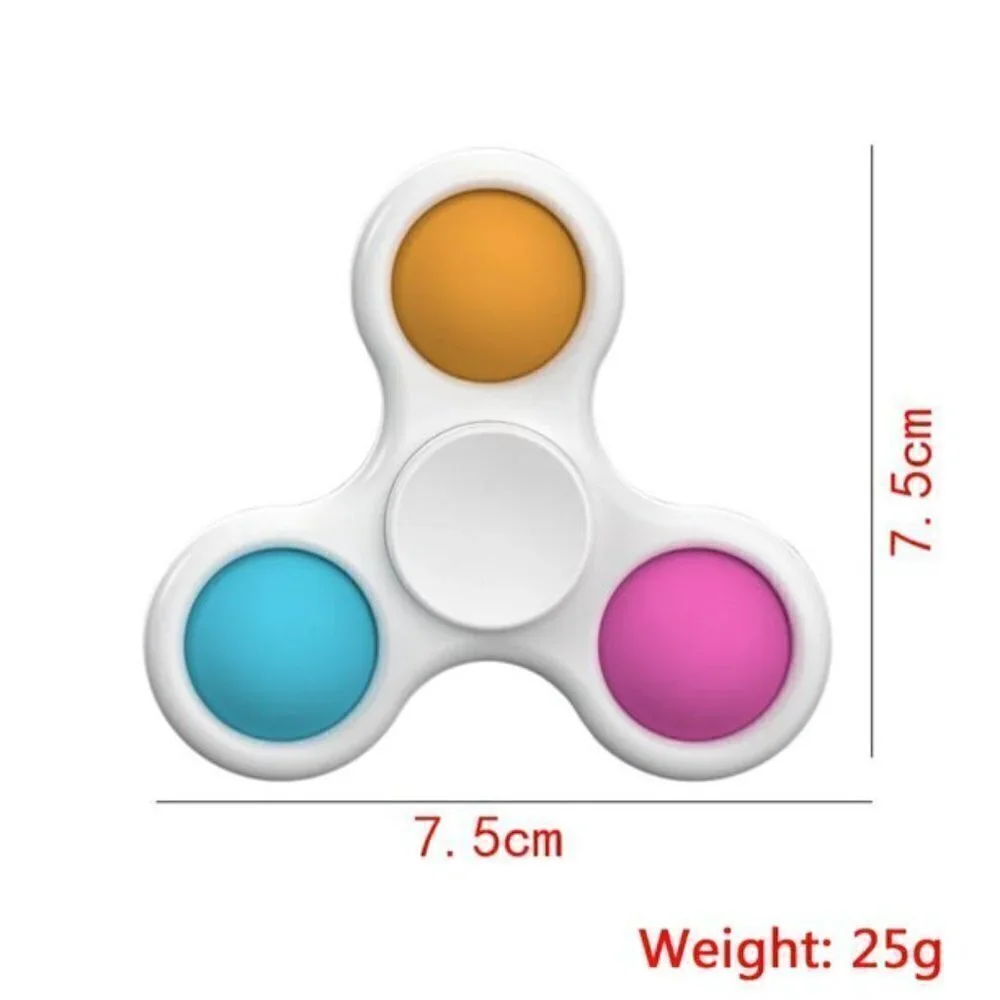 2 PACK FIDGET SIMPLE DIMPLE  POPPER TOY